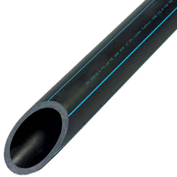 Crno Okiten PE100 crevo sa plavom linijom za vodovod i navodnjavanje